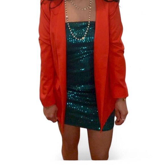Halogen Women's Orange Jacket - Picture 2 of 4